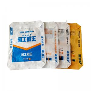 China Woven Poly Valve Bags PP Cement Sack Bag 25KG 40KG 50KG With PE Lamination on sale