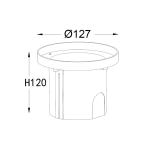IP68 Recessed LED Underwater Lights made of Marine-grade 316L Stainless Steel