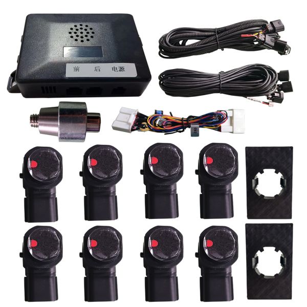 Delicated Low Level Upgrade High Level Toyota Corolla Front 4 and Rear 4 Parking Reverse Sensor System
