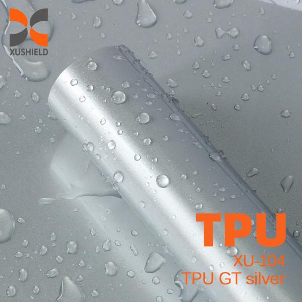 TPU GT silver 1.52*17m Super Glossy Car wrap Anti-Scratch Self-Healing