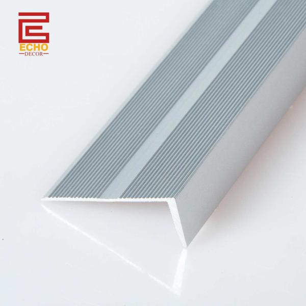 Metal Stair Capping Stair Nosing Trim Molding Vinyl Plank Edge Trim CE ISO