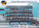 Powder Coat Paint Finish Cantilever Lumber Racks , Metal Racking System