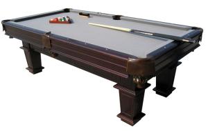 Wholesale Painting Finish Billiards Game Table MDF Frame With Strong Leg / Leather Pocket from china suppliers