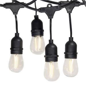 Wholesale Ce Rohs Saa Cafe Vintage Exterior Ip65 Waterproof Led Festoon String Lights For Porch from china suppliers