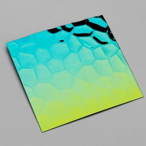 Wholesale 201 Color Pvd Decorative Stainless Steel Sheet Water Ripple Wave Stamped Metal Sheet from china suppliers