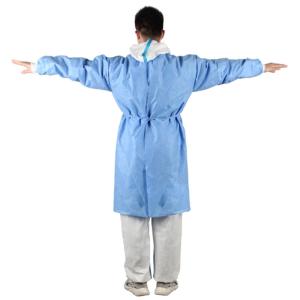Wholesale Disposable Hospital Apron Non Woven Fabric Breathable Disposable Coveralls Anti Virus Waterproof Isolation from china suppliers