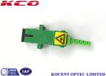 Automatic Dusty Cap Fiber Connector Adapters , Fiber Optic Adaptors 0.2dB