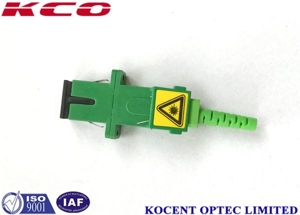 Automatic Dusty Cap Fiber Connector Adapters , Fiber Optic Adaptors 0.2dB