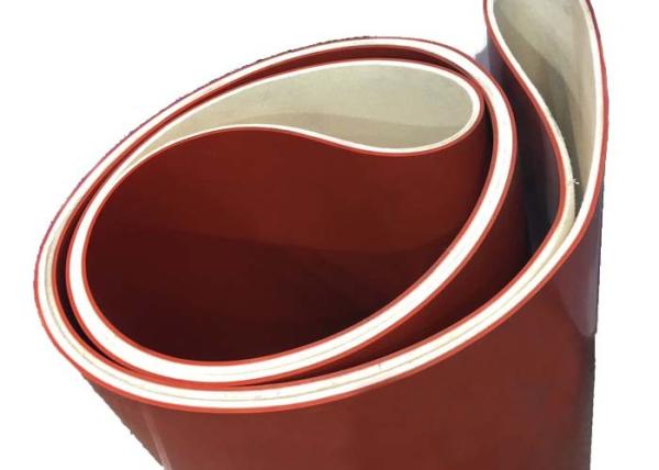 Industrial Needle Endless Silicone Coated Felt Belts For Pressing / Setting
