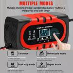Electric Tool 125W Full Automatic Digital Car Battery Charger with 12V 10A 20A