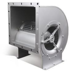 Three Phase 4 Pole 1160 rpm Double Inlet Centrifugal Fan With 225mm Galvanized