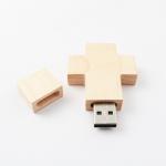 Cross Shaped Wooden USB Flash Drive Fast Usb 2.0 3.0 1GB 256GB