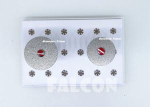 China 3mm Diamond Dental Discs Tool Grit 180-220um Round Dental Cutting Disc on sale