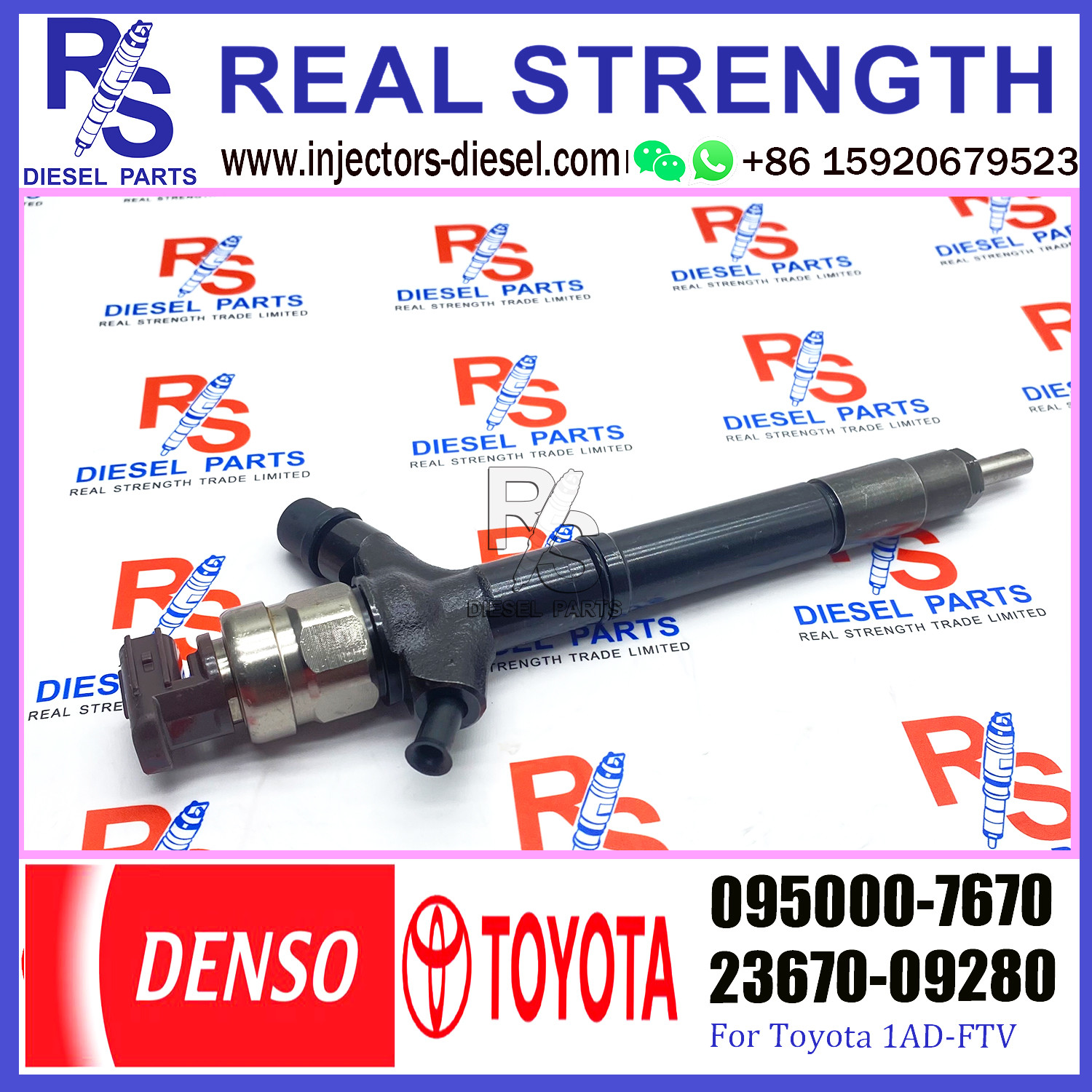 Common Rail Injector 23670-0R190 23670-0R030 23670-0R140 095000-7670 in stock