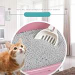 Deodorization Spherical Bentonite Cat Litter Safe Bentonite Kitty Litter Grey