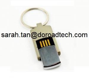 Wholesale Real Capacity Metal Rotator USB Flash Memory Drive Free LOGO Printing from china suppliers