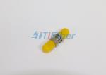 ST / UPC Single Mode Fiber Optic Adapter Simplex Round Type Fiber Optical