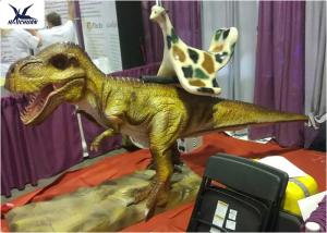 China City Square Playground Large Ride On Dinosaur Handmade With Customized Sound on sale