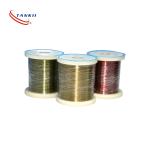0.1mm 180 Degrees Polyuerthane Copper Enameled Wire / Filament Red Color