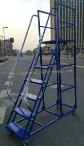 Wholesale Manual Picking High Climbing Ladder with Movable Wheel from china suppliers