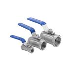 Threaded Stainless Steel Industrial 1PC/2PC/3PC Ball Valve with ISO 9001