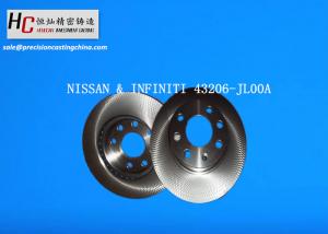 China NISSAN and INFINITI 43206-JL00A G3000 casting rear brake discs/brake rotor on sale