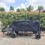 Foldable Picnic Camping Cart Portable Storage Beach Trolley Collapsible Folding