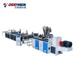 PVC ASA Plastic Wave Corrugated Sheet Making Machine , Roof Panel Roll Forming