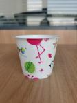 150ml plastic IIML yogurt cup with foil lid and plastic lid