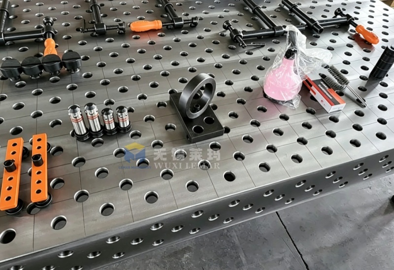 D28 3D Welding Table System for Flexible Jig and Fixture Setups