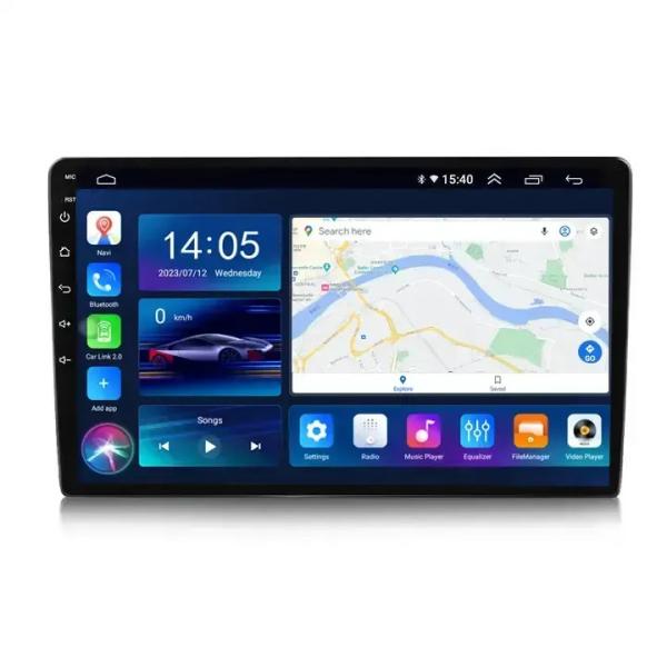 TV Combination 9 Inch Android Car Radio with Carplay and Android Auto Built-in