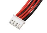 RED Black Battery Wire Connectors JST XH 4P Balance Plug Converter 100 Mm Length