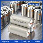 Un38.3 Cylindrical Battery Cell 32700 32650 3.2v 6000mah OEM ODM LiFePO4 Lithium