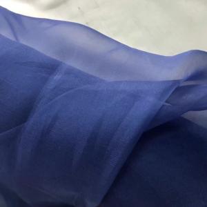 China Lightweight 23.6gsm Plain Mulberry Pure Silk Organza Fabric Gauze Argentina 114cm on sale