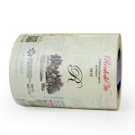 Hot Glue Wine Bottle Sticker Labels Printed Custom Adhesive Labels Stickers OEM