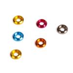 Black Blue Yellow Anodized 5/8 Aluminum Washer For Socket Screw