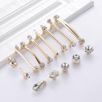 Crystal 5in Cabinet Hardware Handle , Cabinet Handles And Knobs No Corrosion