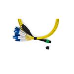 8 / 12 / 16 / 24 Fibers MPO MTP Trunk Cable Pre Terminated For LANS / WANS /