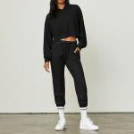 Ribbed Nylon Spandex Womens Loungewear Set 360gsm Tracksuit Sets For Women