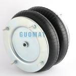 88554 Air Spring Airsustech 2B12X2 Rubber Bellows With Stamped Flange Plate