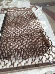 Mirror Rose Gold Stainless Steel Perforated Panels For Hotels/Villa/Lobby