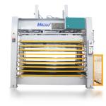 HARSLE Security Hydraulic Steel Door Hot Press Machine for doors by Oil heating
