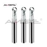 2 Flute Ball Nose End Mills 1mm - 10mm Milling Cutter For Copper Electrodes