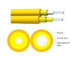 Indoor duplex zipcord SM/MM/OM3/OM4 fiber optic cable 2.0mm/3.0mm PVC/LSZH