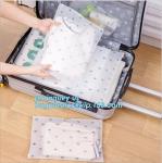 transparent PVC ziplock plastic packaging bags with slider zipper， babyuse