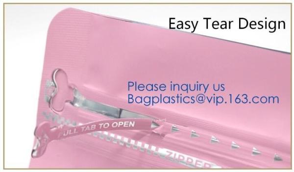 Easy Tear Zipper Top Coffee Stand Up Foil Zipper Bag Side Gusset Bags Square