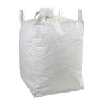 Durable White Color 600KGS FIBC Bulk Bags 500kg - 2000kgs Loading Weight
