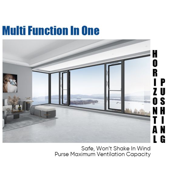 Hot Sales Casement Window Double Tempered Glazed Aluminum Tilt and Turn Windows