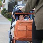 New Arrival Amazing design high quality Leather diaper bags