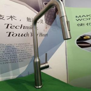 Wholesale Pull Out Extendable Hose High Arc Kitchen Faucet Eco Friendly from china suppliers